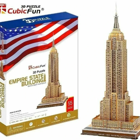 NEW CubicFun New York Empire State 3D Puzzle - Picture 1 of 4